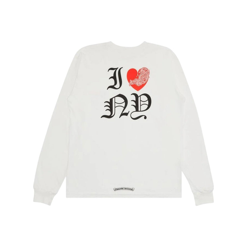 Chrome Hearts I Heart NY Longsleeve Tee White