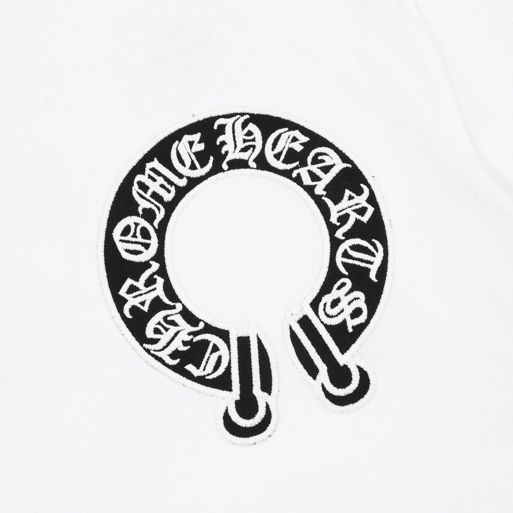 Camiseta de cuello redondo con cruz sánscrita Chrome Hearts