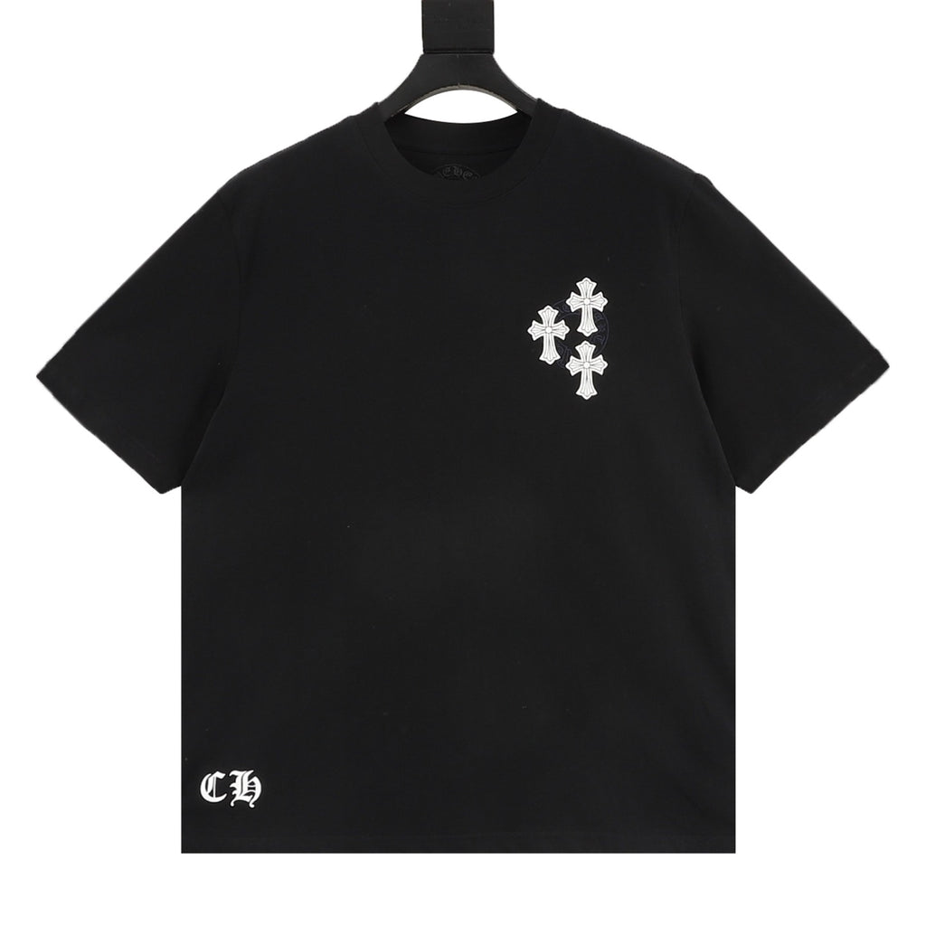 Chrome Hearts Sanskrit Cross Round-Neck T-Shirt