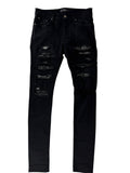 Amiri Mx1 Paisley Ribbed Black