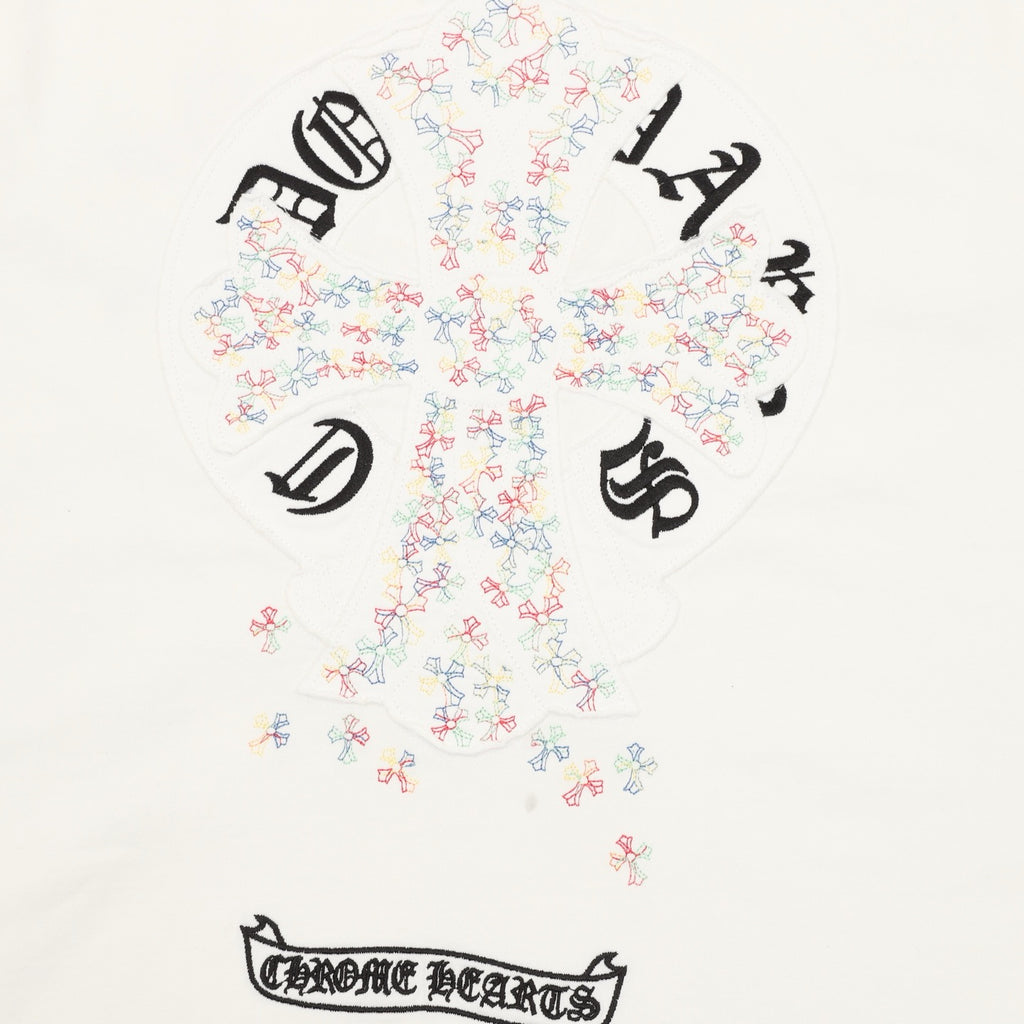 Chrome Hearts Colorful Cross-Stitch T-Shirt