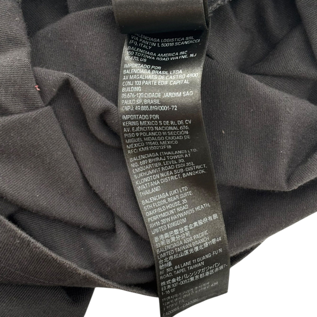 Balenciaga Campaign Tee Black