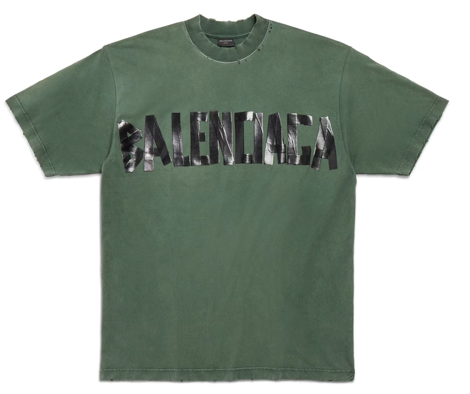 Balenciaga Tape Tee "Green"