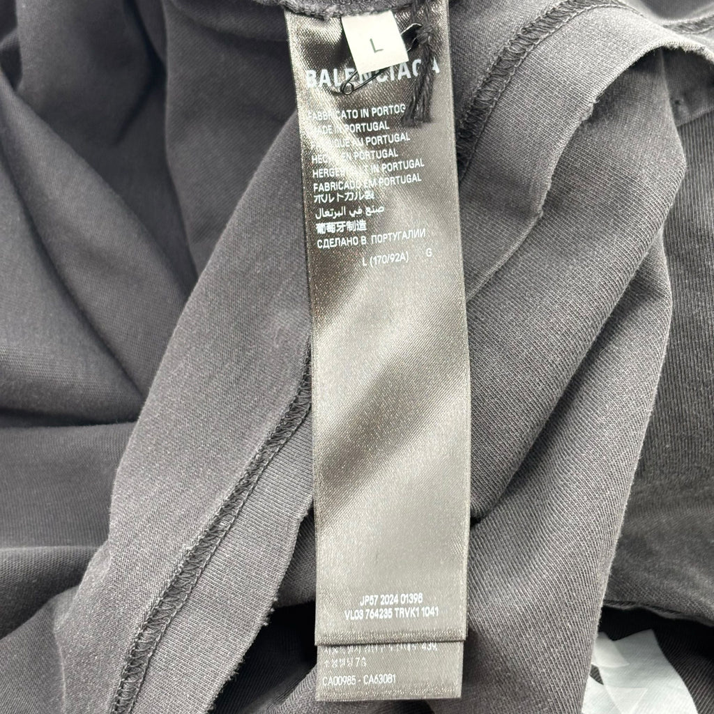 Balenciaga Tape Tee Black