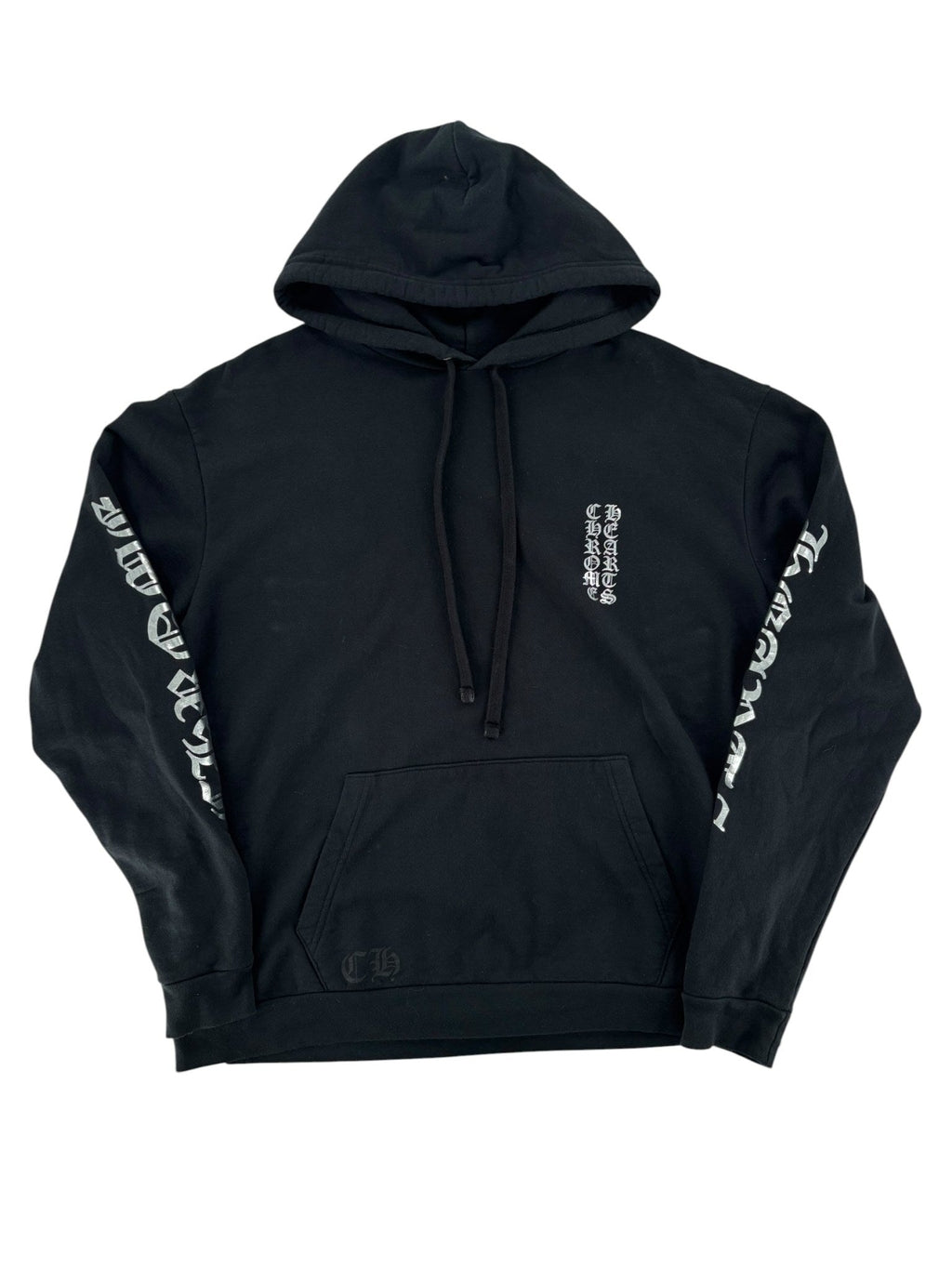 Chrome Hearts Foil Print Hoodie Black