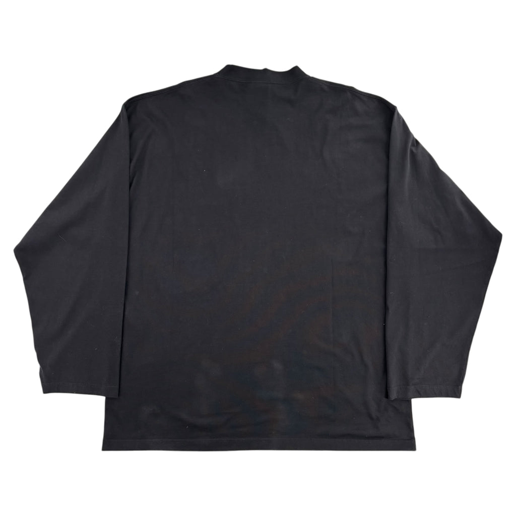 Balenciaga Men's Oversized Cities Paris Long Sleeve T-Shirt