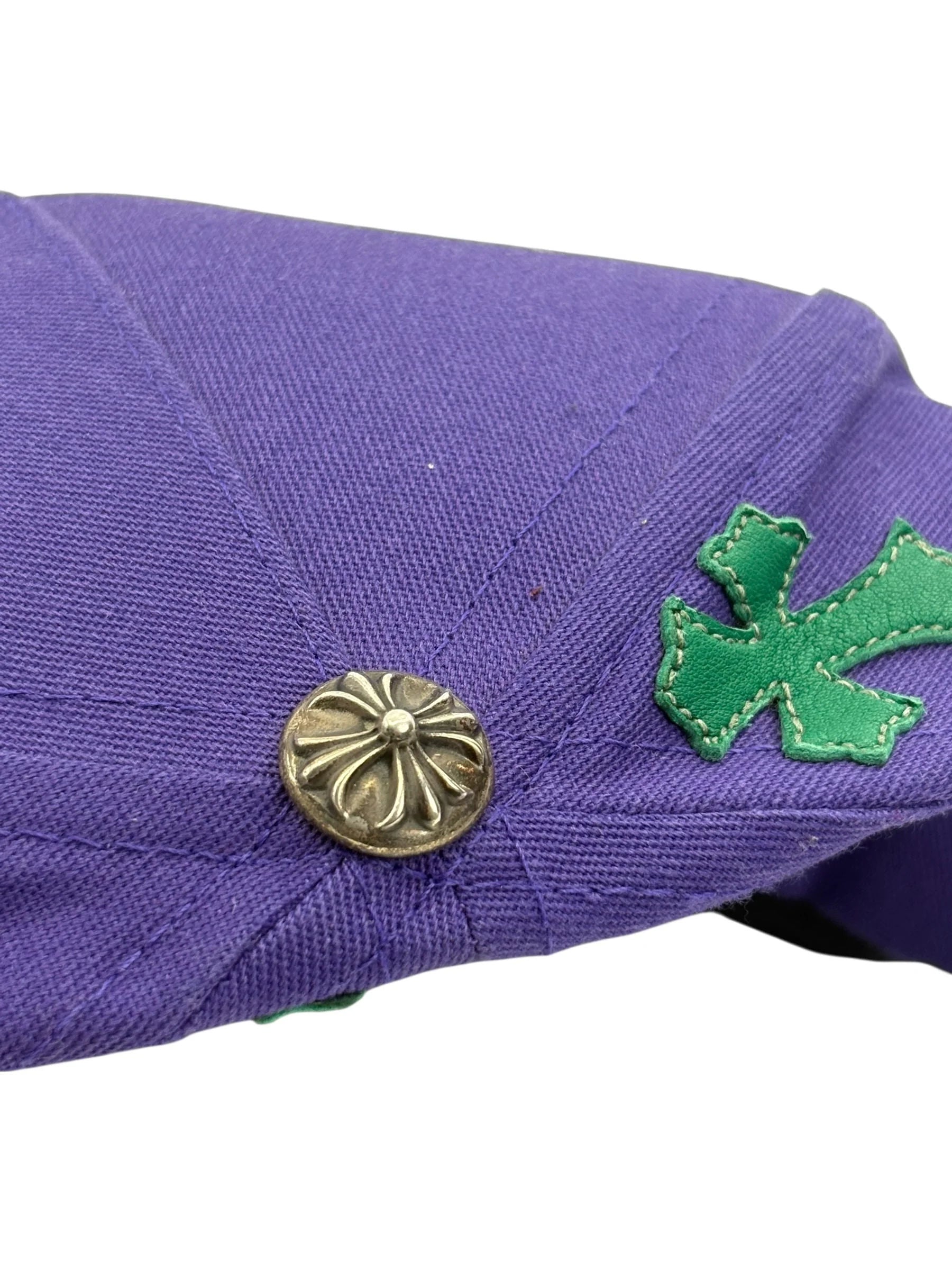 Chrome Hearts Cross Patch Hat 'Purple'