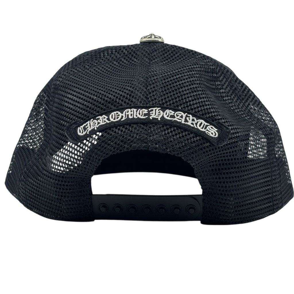 Chrome Hearts Pony Hair Cemetery Cross Patch Trucker Hat