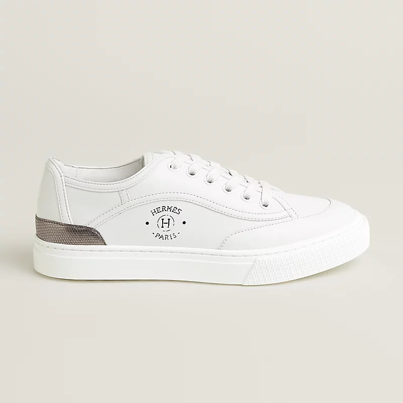 Hermès Get sneaker Blanc Gris Argenté