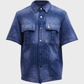 Amiri Jacquard Denim Sport Shirt