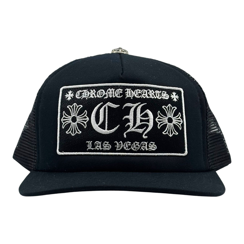Chrome Hearts CH Las Vegas Trucker Hat Black/Black