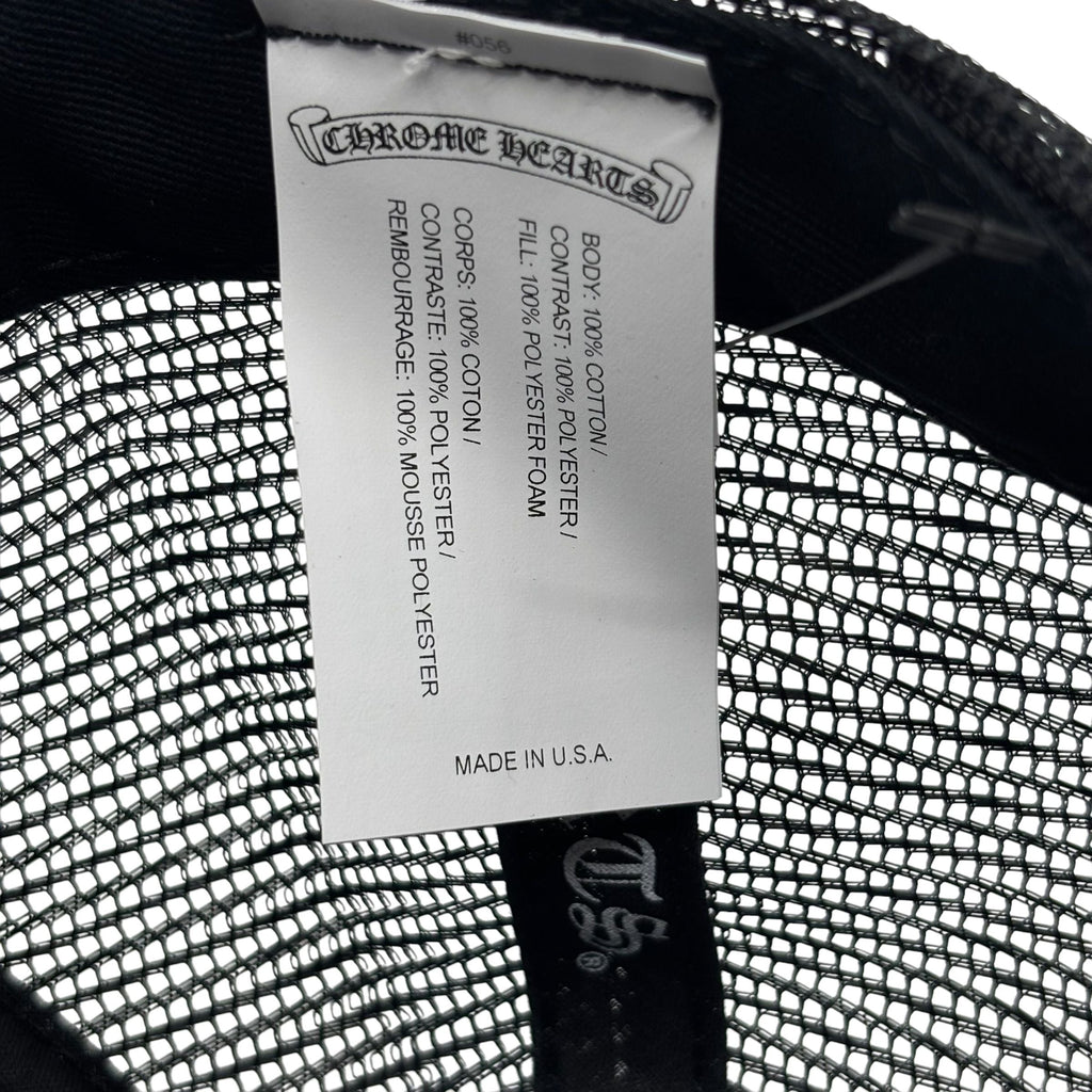 Chrome Hearts CH Las Vegas Trucker Hat Black/Black