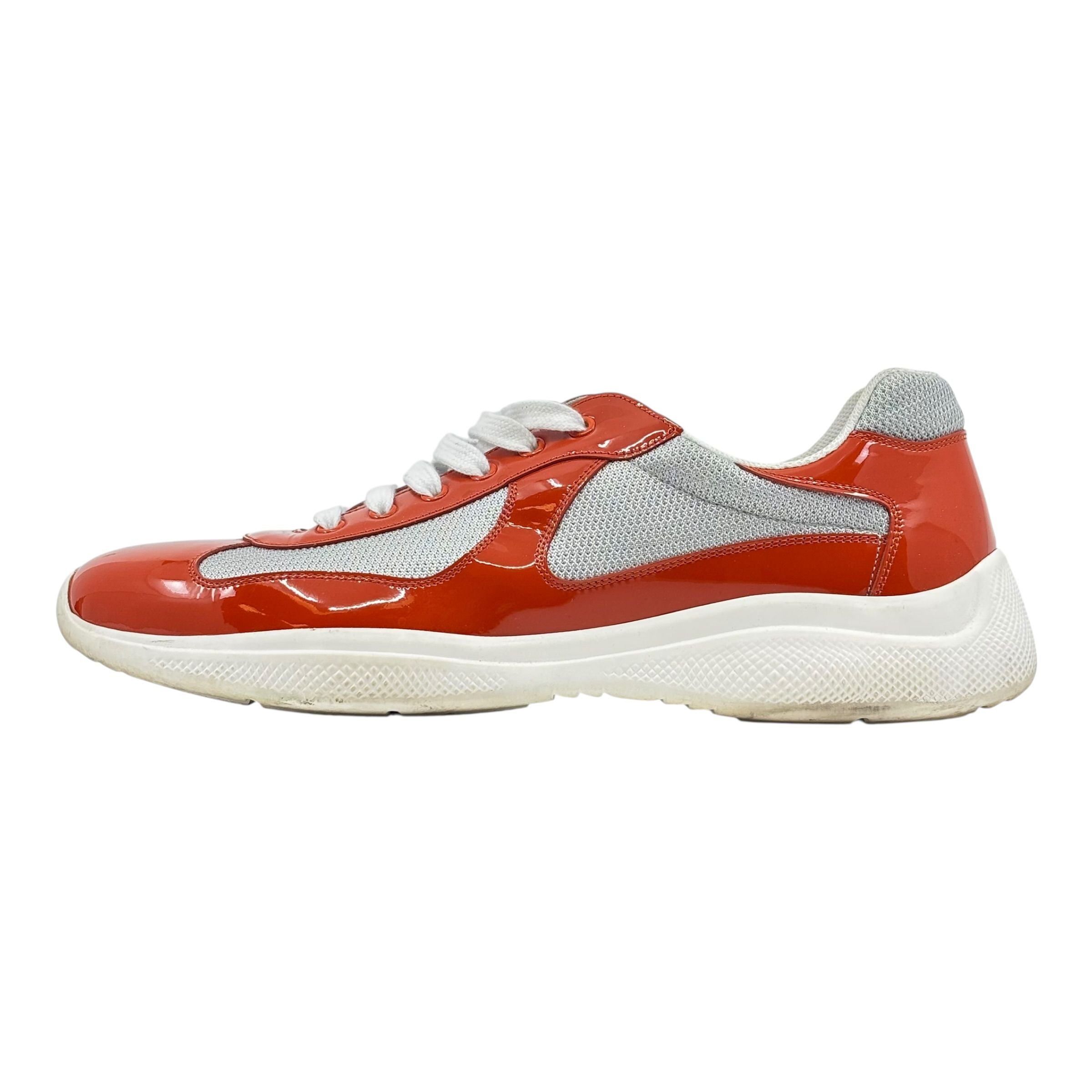Prada Americas Cups Sneaker Burnt Orange