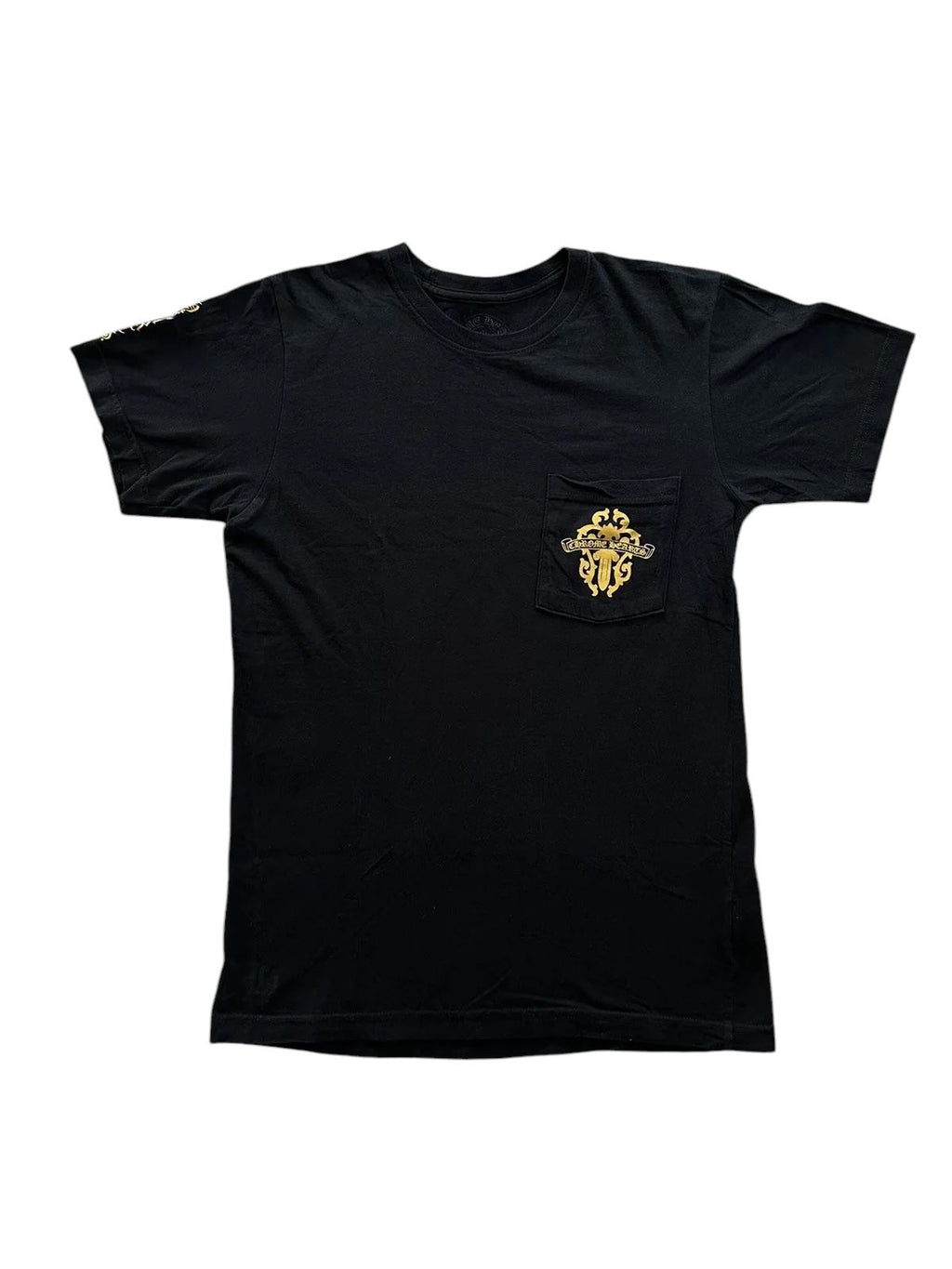 Chrome Hearts Dagger Pocket Tee 'Black/Yellow'