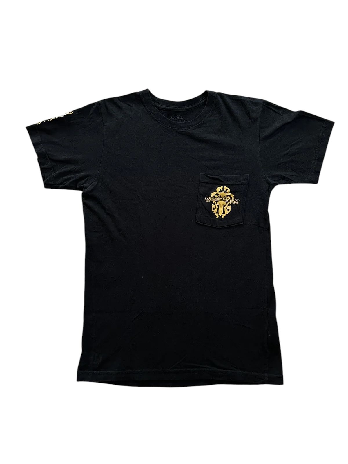 Chrome Hearts Dagger Pocket Tee 'Black/Yellow'