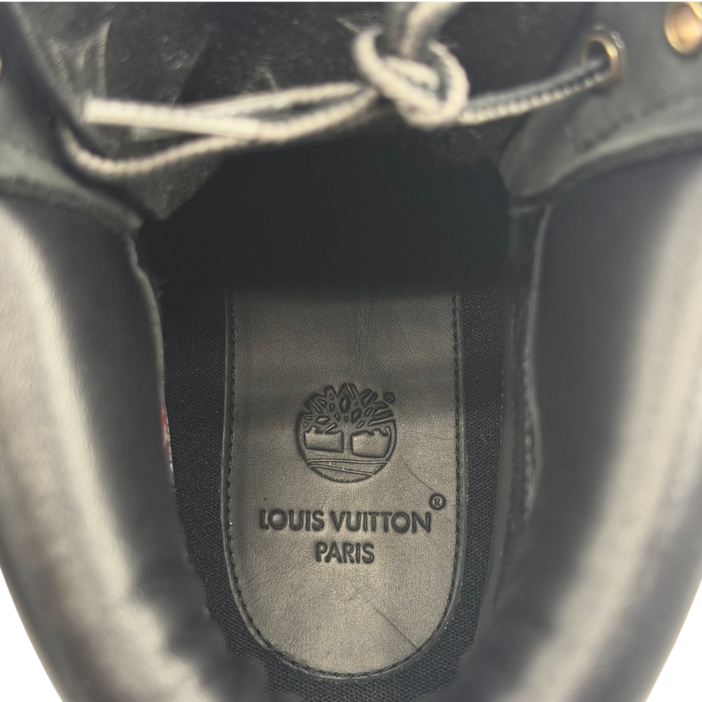 Louis Vuitton Timberland 6" Ankle Boot Black Monogram
