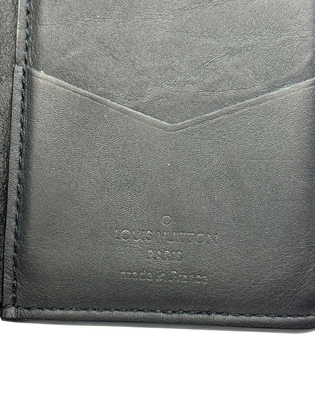 Louis Vuitton Pocket Organizer Monogram Taurillon Noir