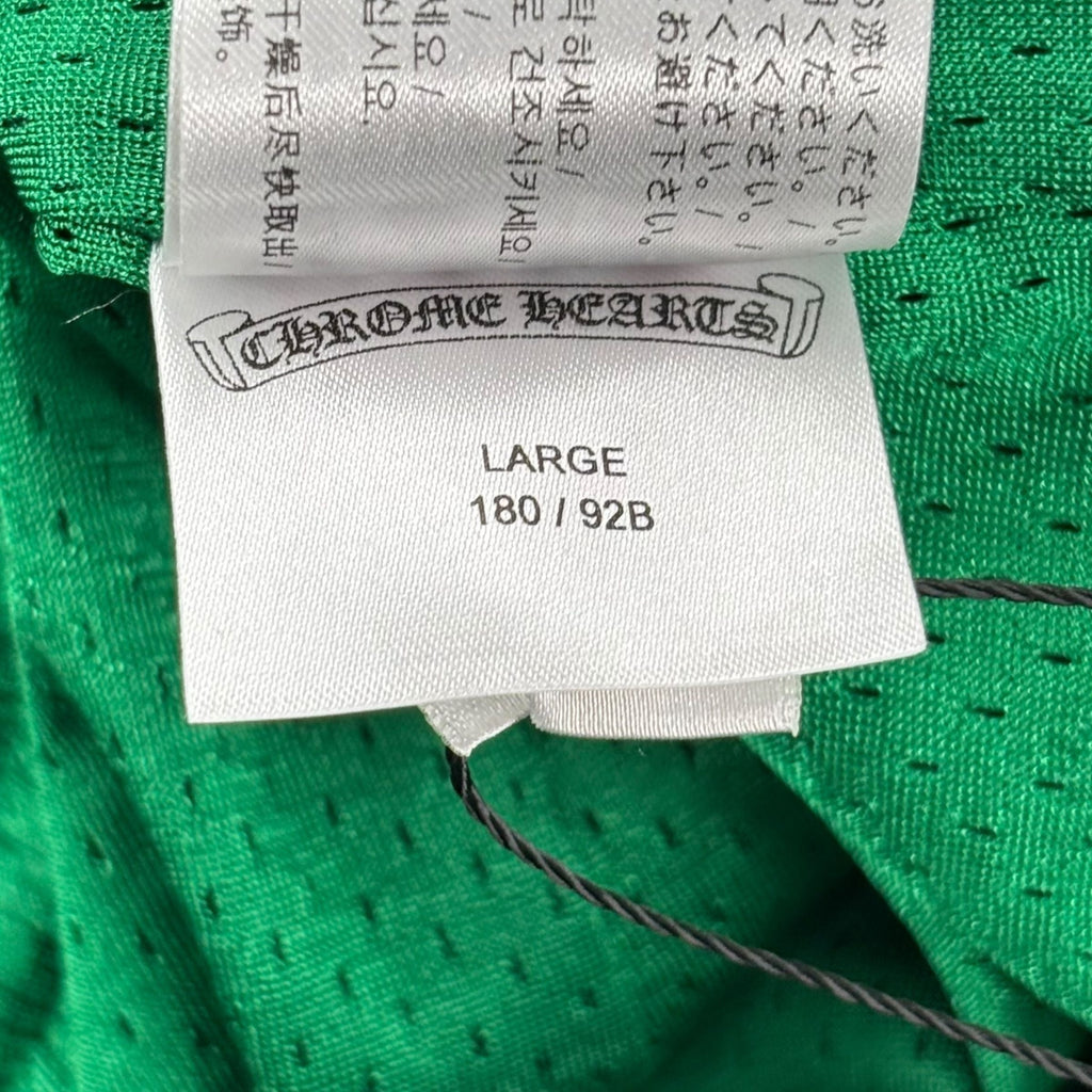 Chrome Hearts Floral Mesh Jersey Pants Green/Yellow