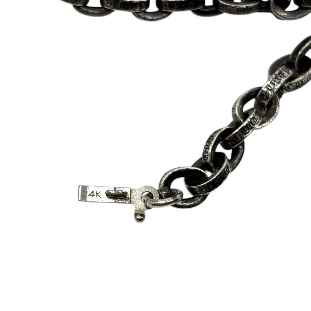 Chrome Hearts Silver Paperchain Necklace 18"