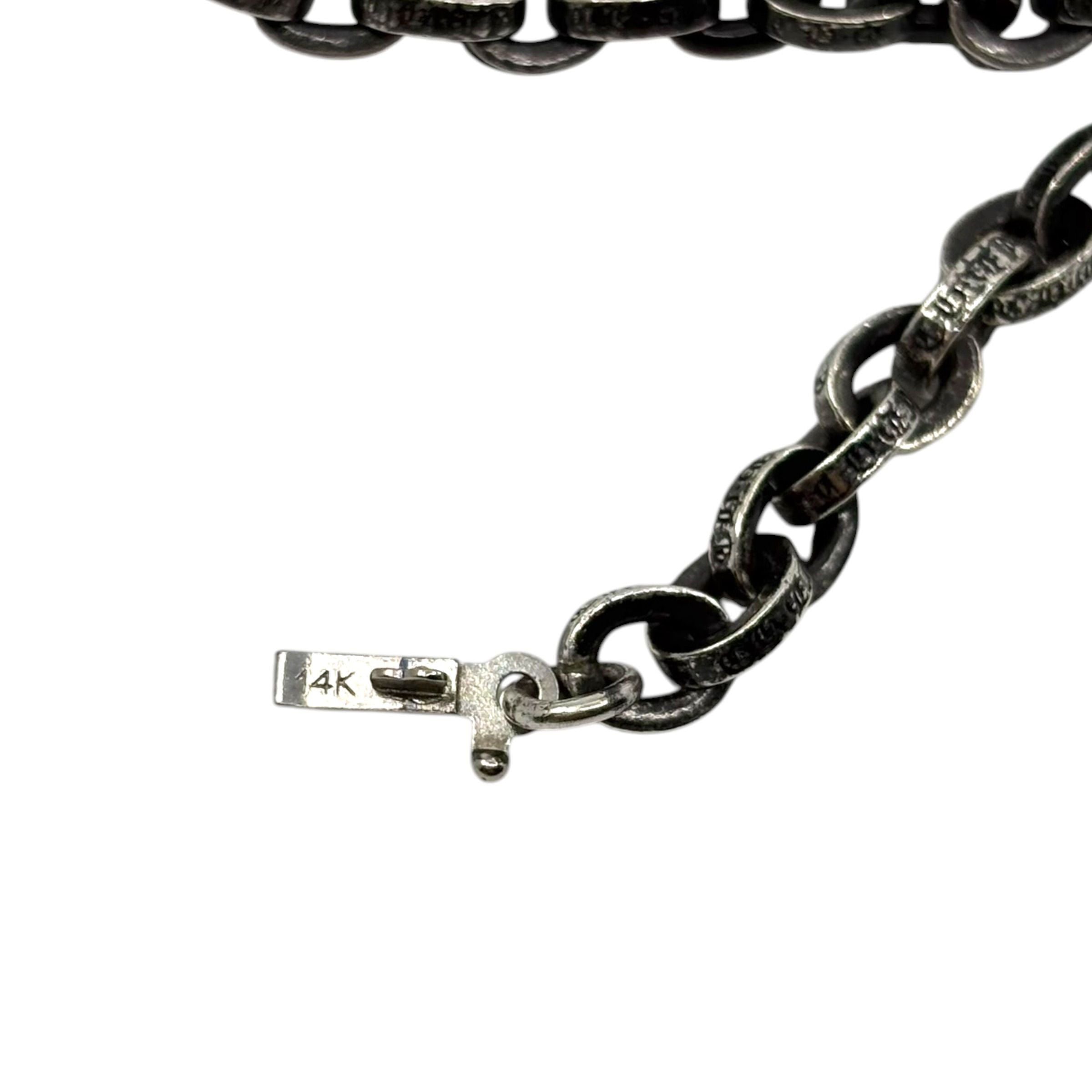 Chrome Hearts Silver Paperchain Necklace 18"