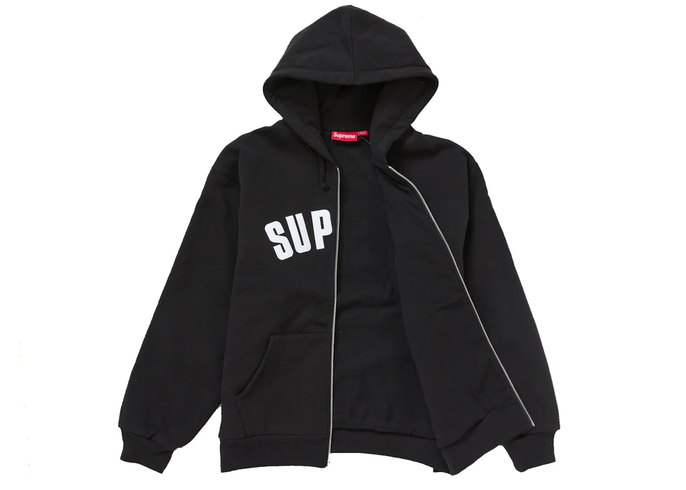 Arc Thermal Zip Up Hooded Sweatshirt Black