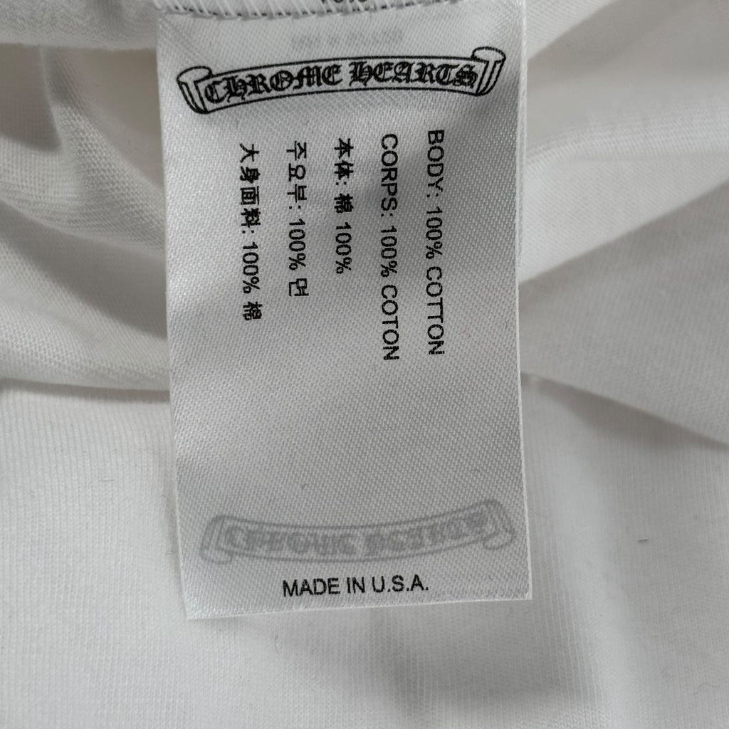 Chrome Hearts Tokyo Exclusive Scroll Logo Tee White