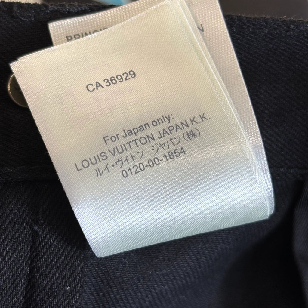 Louis Vuitton Racing Denim Multi Pocket Jeans Black