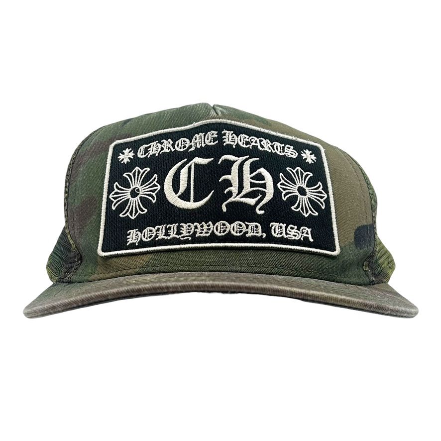 Chrome Hearts CH Hollywood Trucker Hat Camo/Camo