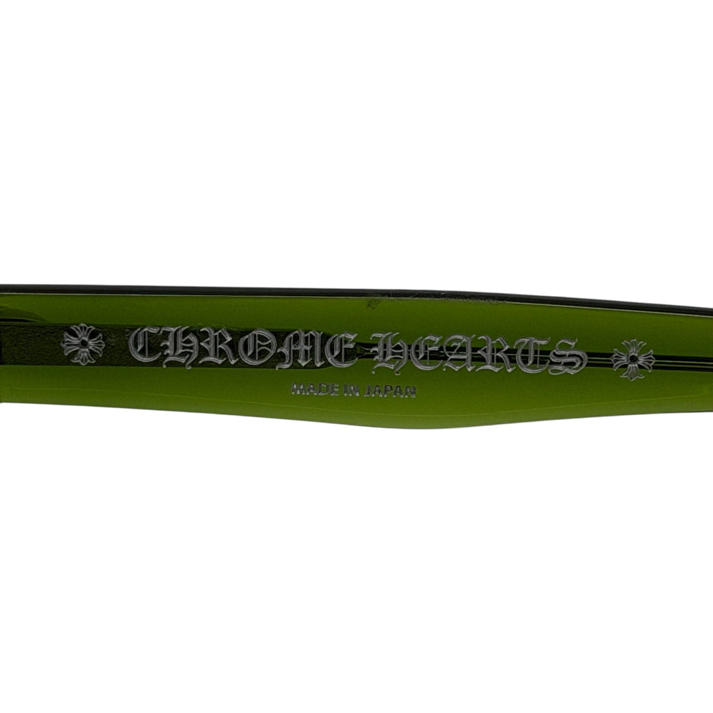 Chrome Hearts Vagillionaire Glasses Green Silver