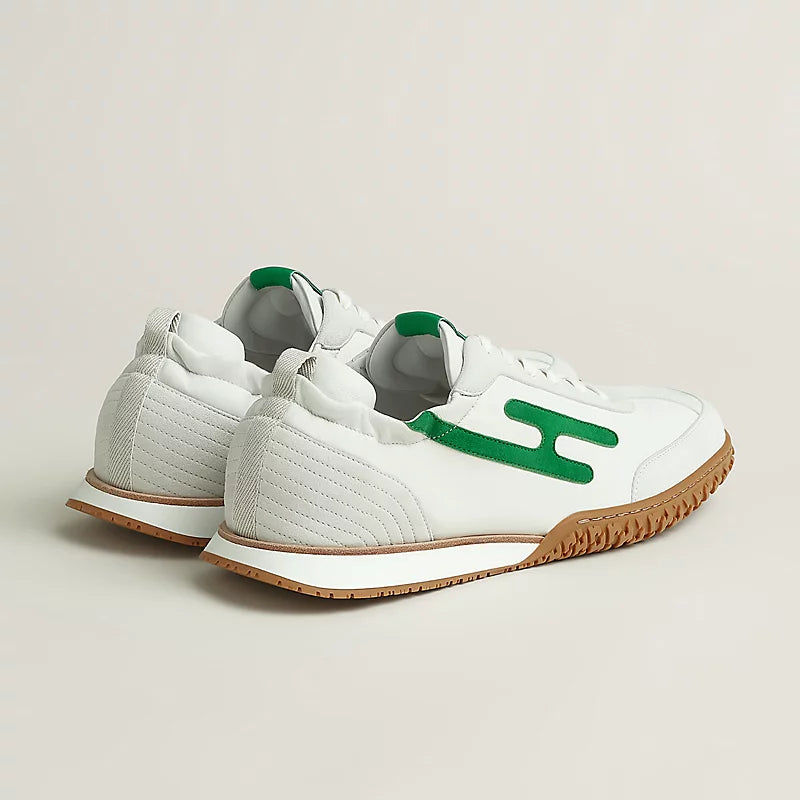 Hermès Jet sneaker Blanc vert Jungle