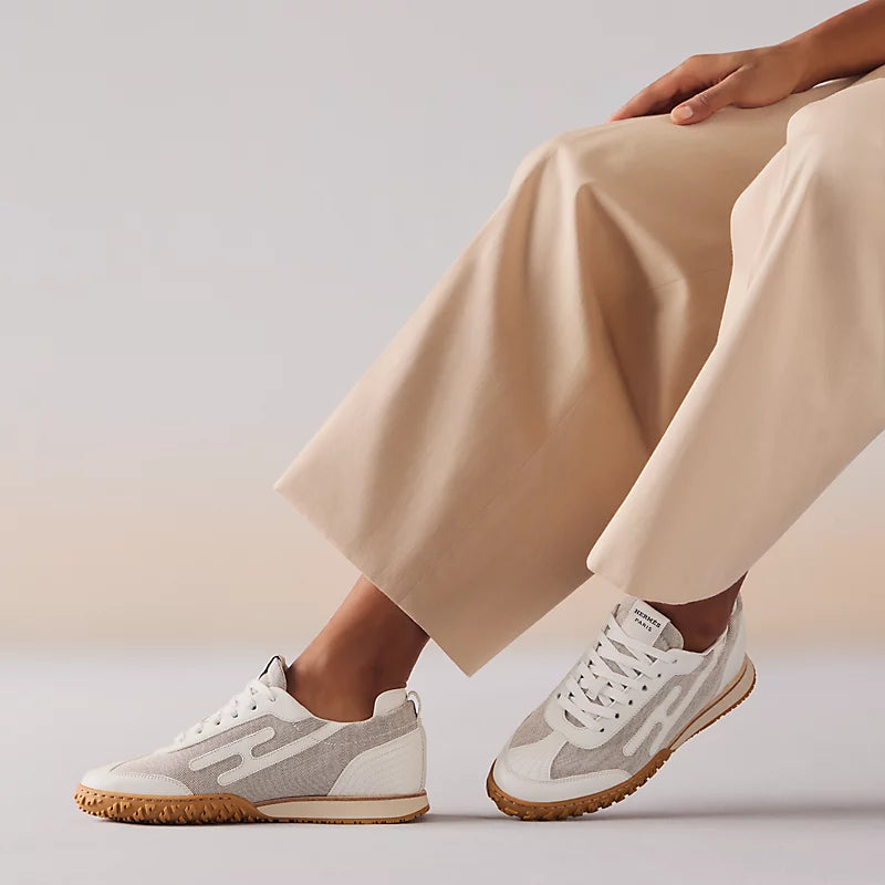 Hermès Jet sneaker Prunoir blanc