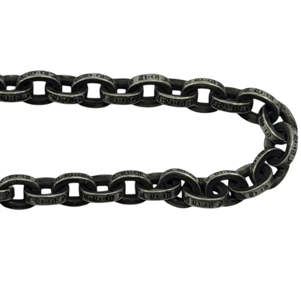 Chrome Hearts Silver Paperchain Necklace 24"