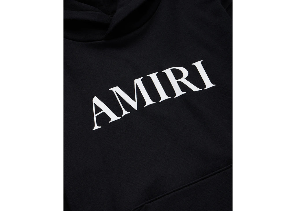 AMIRI Core Logo Hoodie Black/White