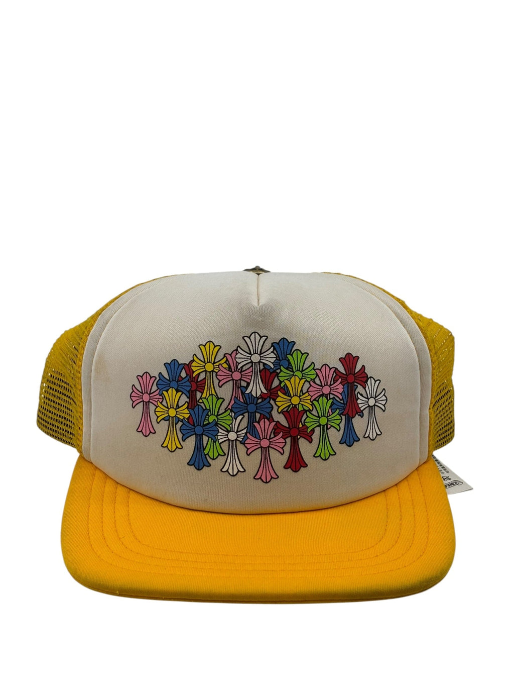 Chrome Hearts Multi Cross Trucker Yellow