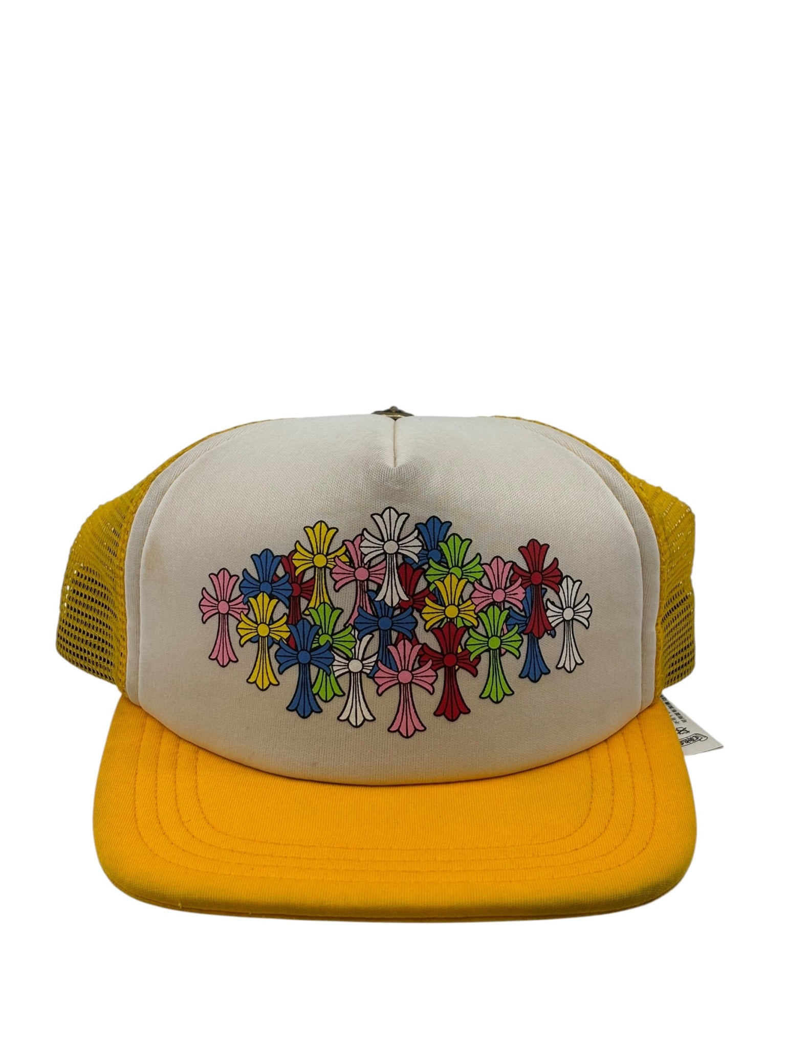 Chrome Hearts Multi Cross Trucker Yellow