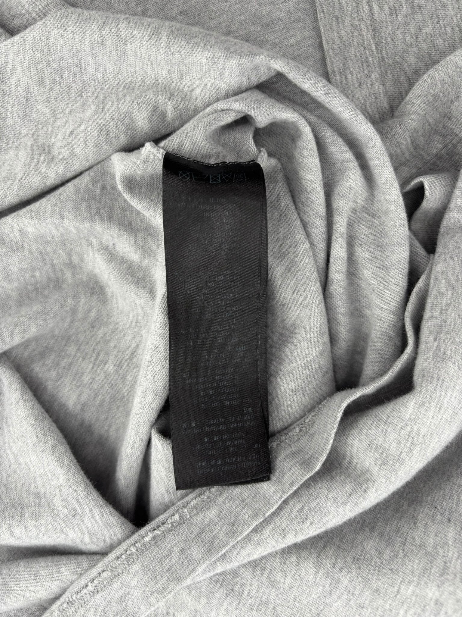 Balenciaga Turn Slit Tee Grey