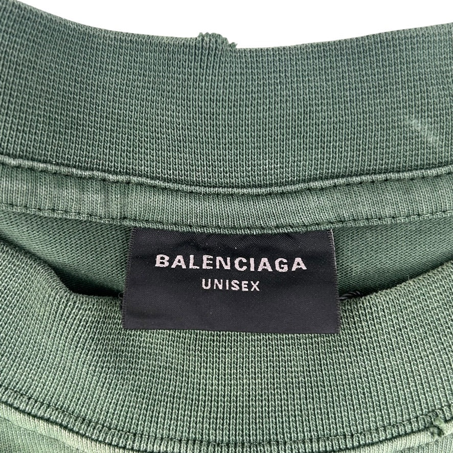 Balenciaga Tape Tee "Green"