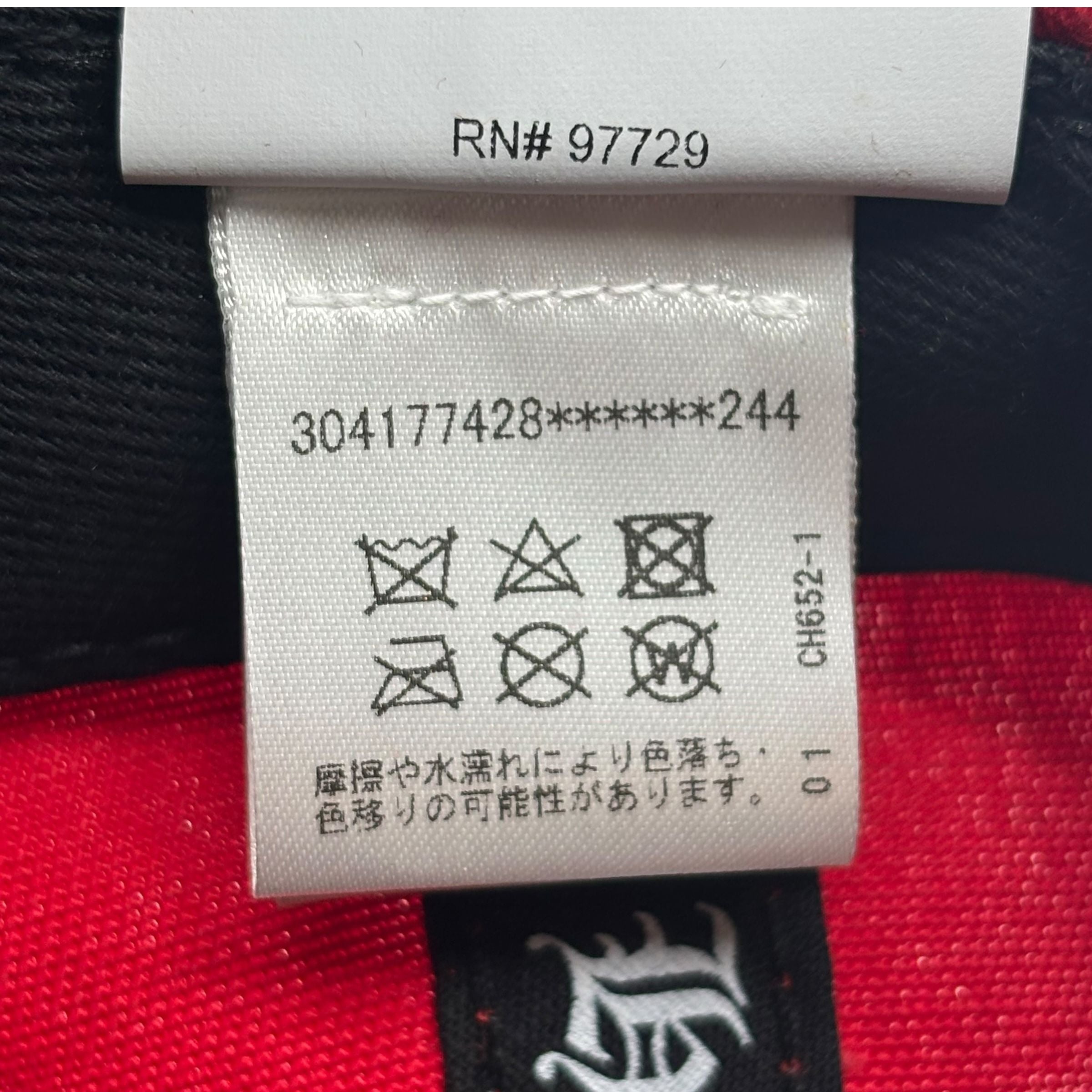 Chrome Hearts CH Silver Button Hat Red/Yellow