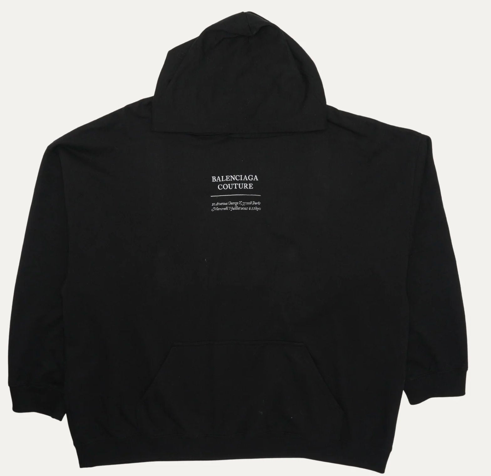 Balenciaga Couture Logo Hoodie