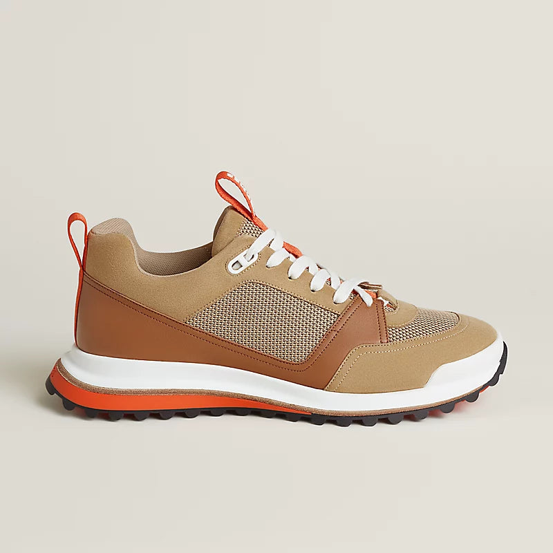 Hermès Leader sneaker Multicolore Beige Albâtre