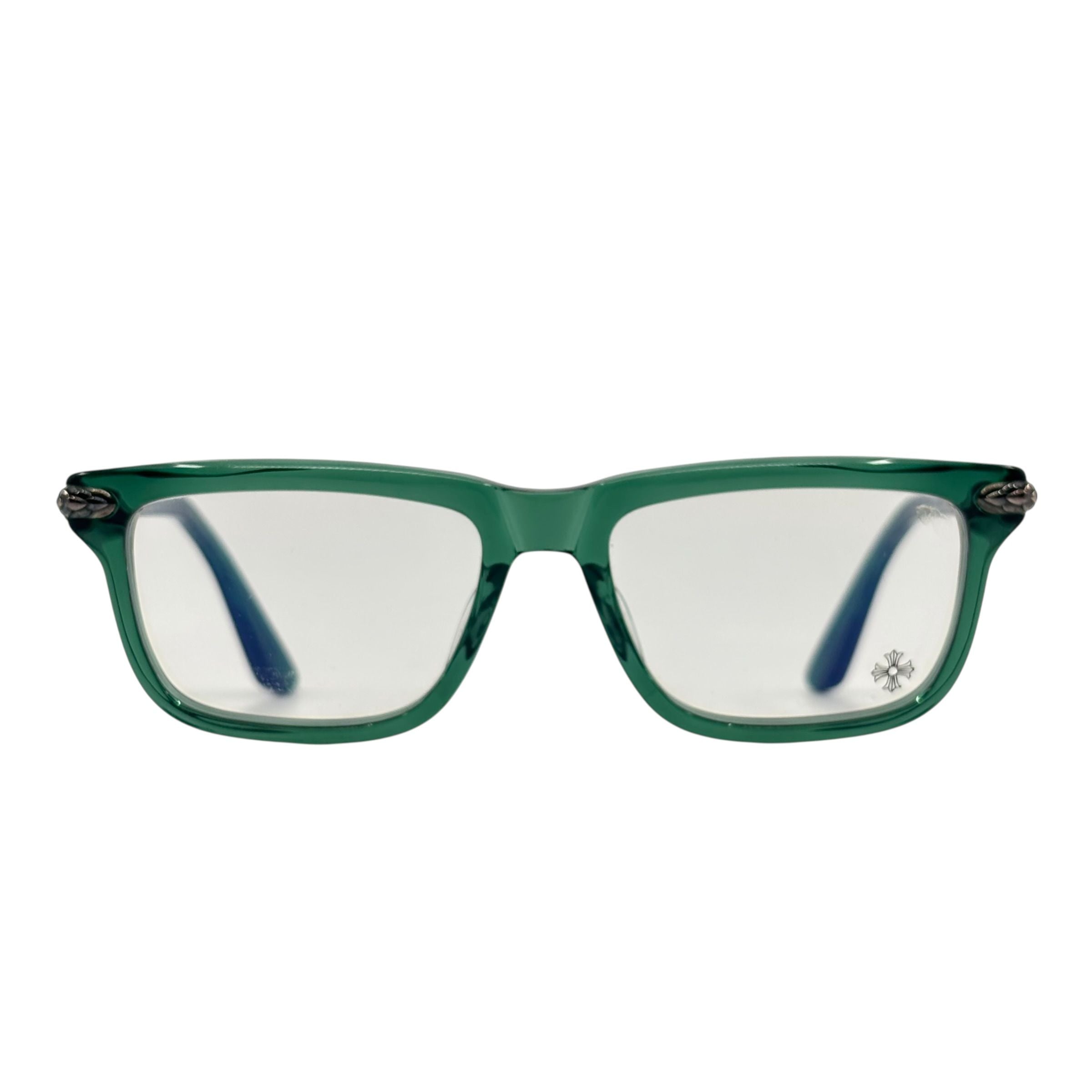 Chrome Hearts Little Dinger Glasses Green Frames