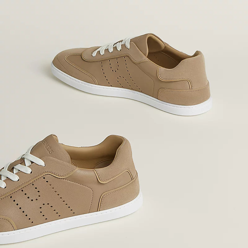Hermès Match sneaker Beige Albâtre Beige Sable