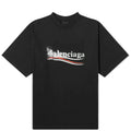 Balenciaga Political Campaign Stencil Shirt Faded Black
