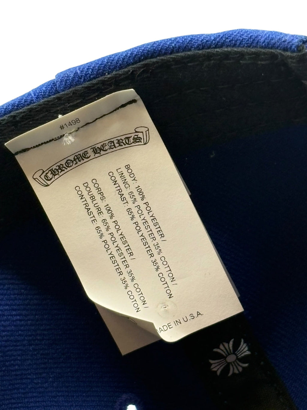 Chrome hearts CH Logo Hat Blue