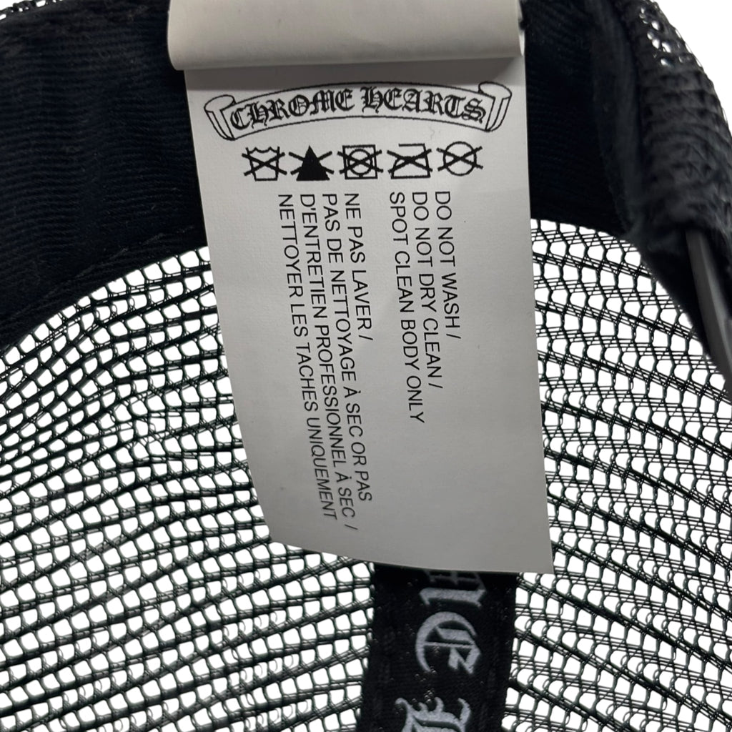 Chrome Hearts CH Hollywood Trucker Hat Black/Black