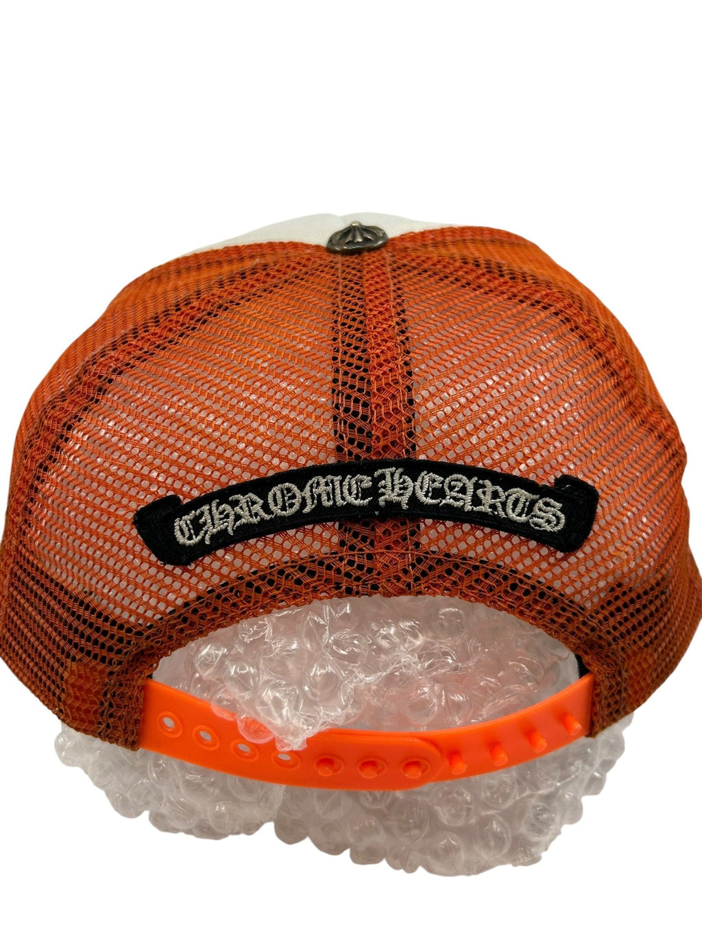 Chrome Hearts Matty Boy Sex Records It Is What It Is Trucker Hat Orange/White
