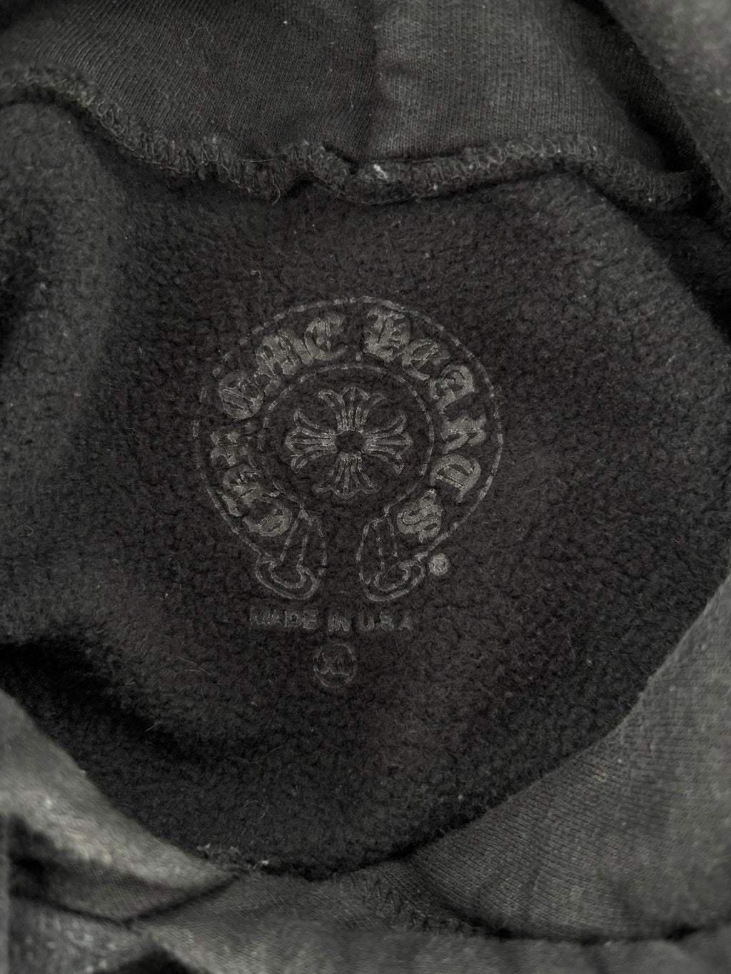 Chrome Hearts Online Exclusive Glitter Hoodie Black/Silver