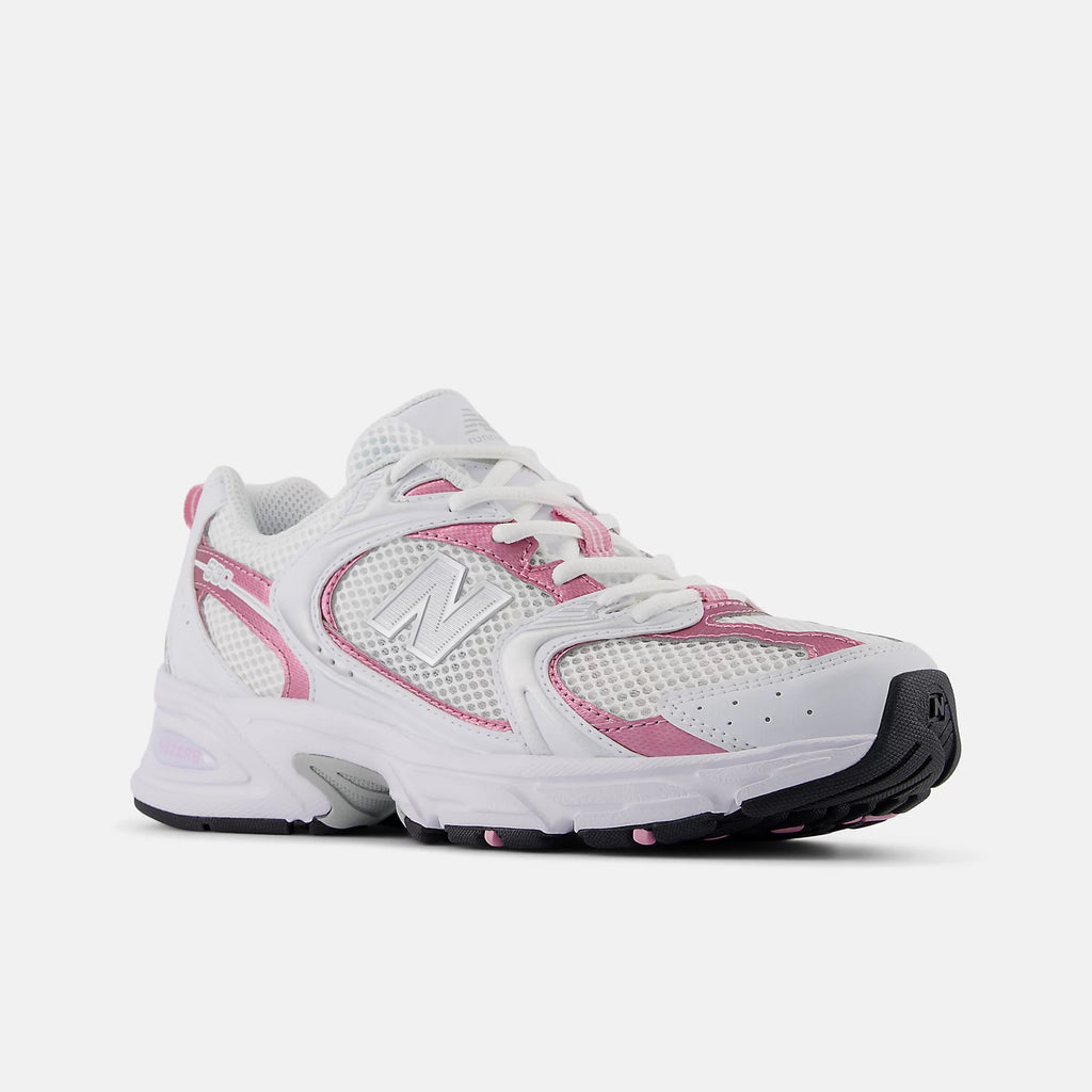 ニューバランス 530 WHITE with PINK SUGAR and Silver Metallic