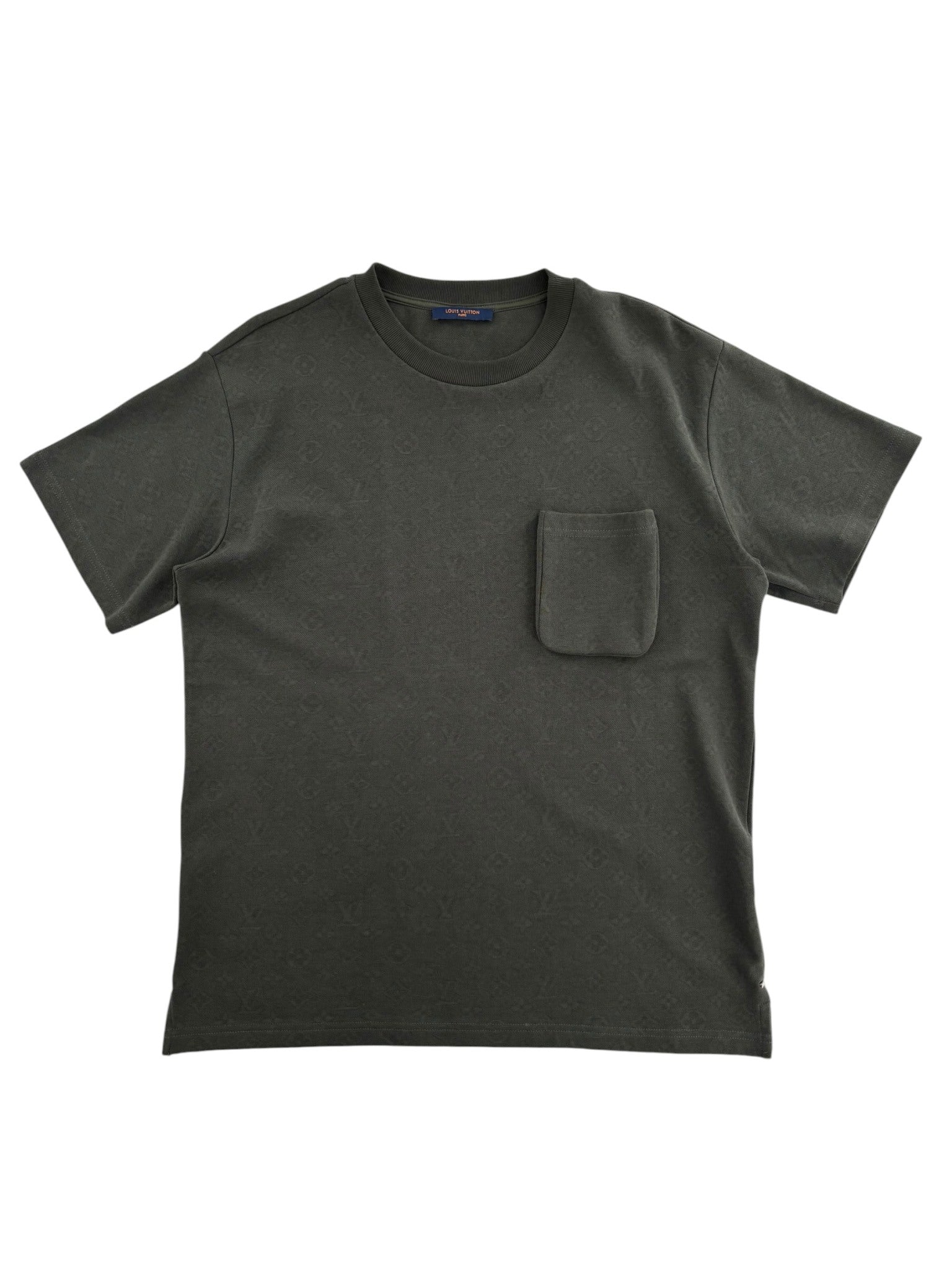 Louis Vuitton LVSE Signature 3D Pocket Monogram T-shirt Dark Khaki