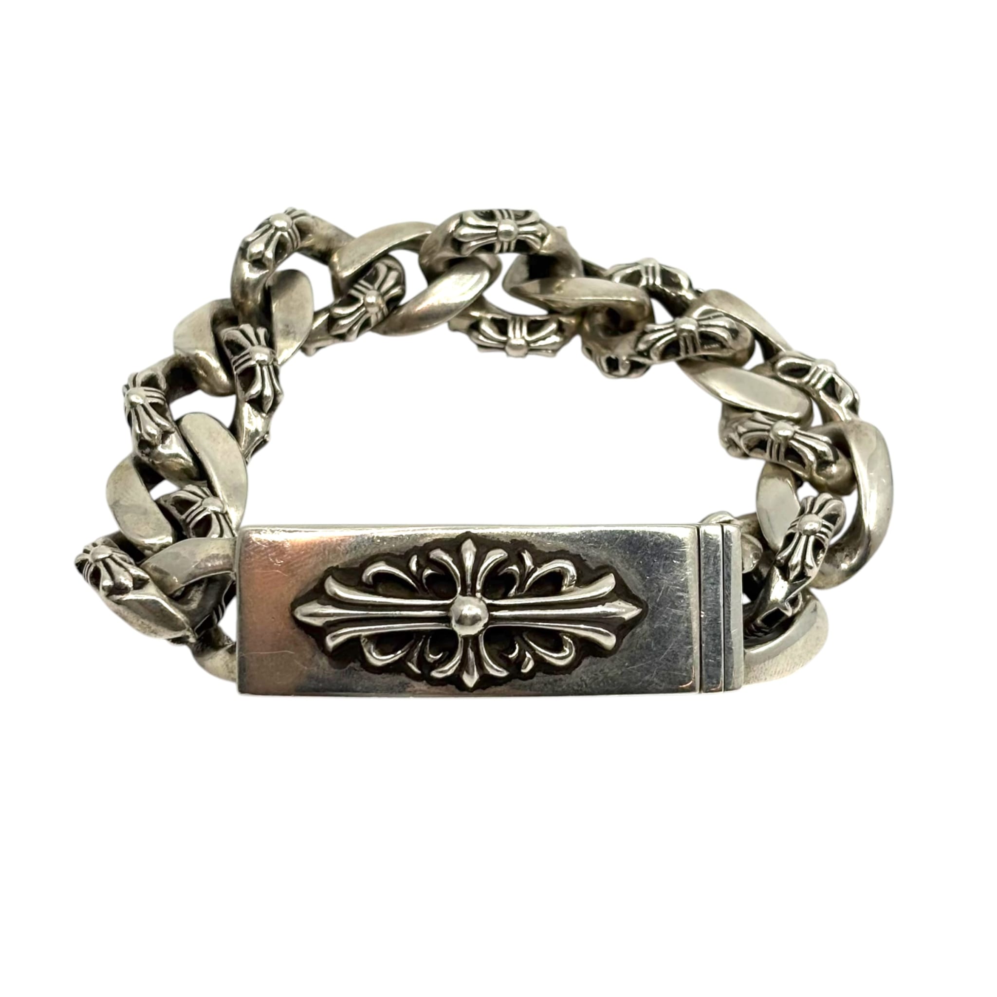 Chrome Hearts Fancy Link Floral 13 Link Bracelet